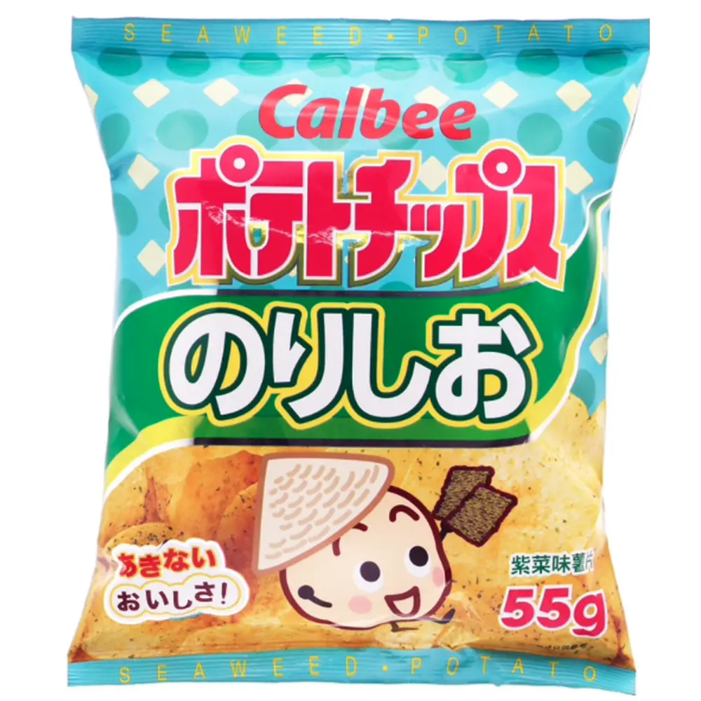 Calbee Seaweed Potato Chips (55g)
